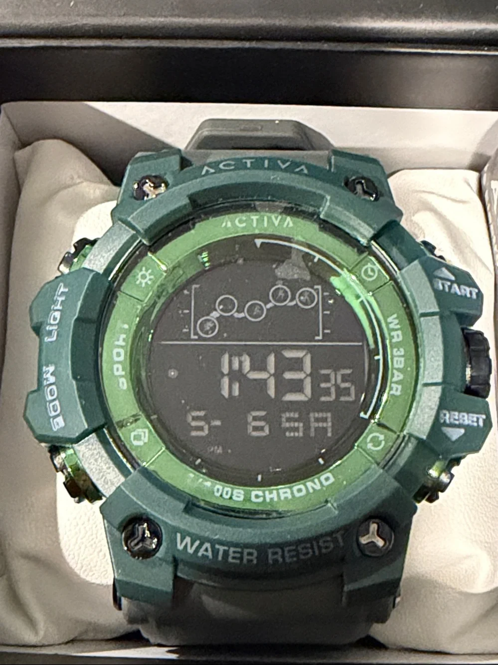 Activa Summit X Invicta Unisex Digital Watch - 50mm. Green Grey (ACW8082-018)